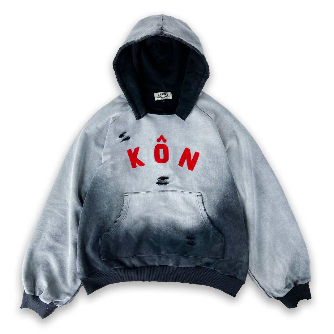 Holey Washed Hoodie KON