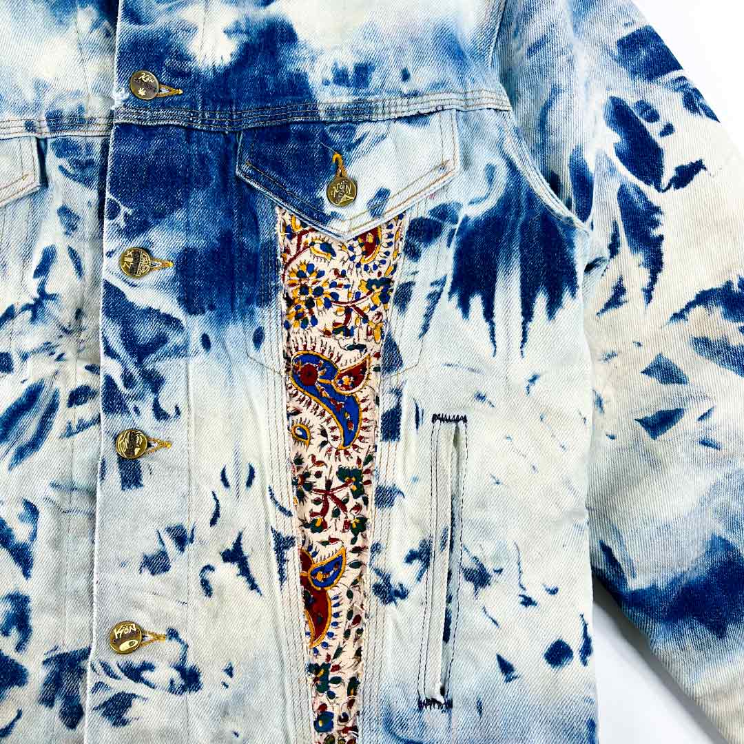 ジャケット・アウター CHEMICAL BLEACHED DENIM MODS COAT CHEMICAL