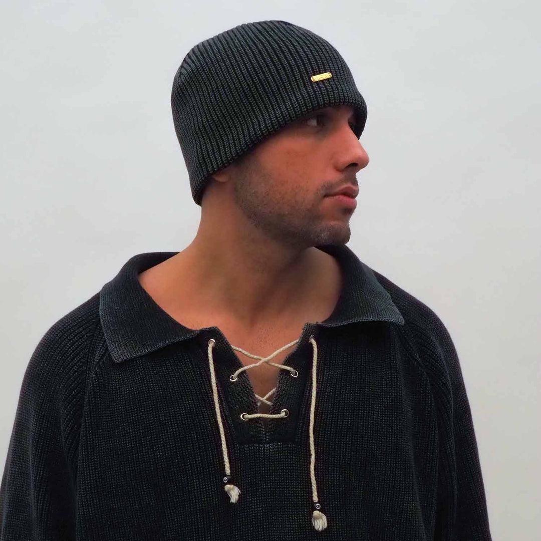 Acid Washed Knit Beanie – KON