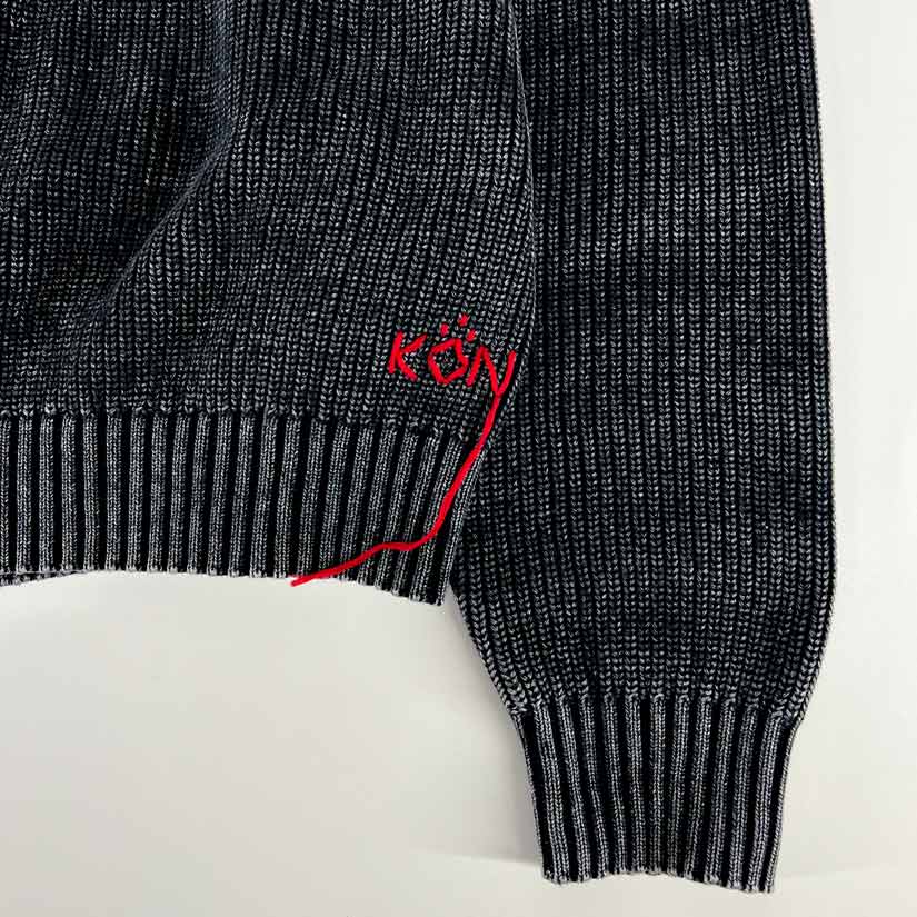 8-Ball Faded Knit Polo – KON