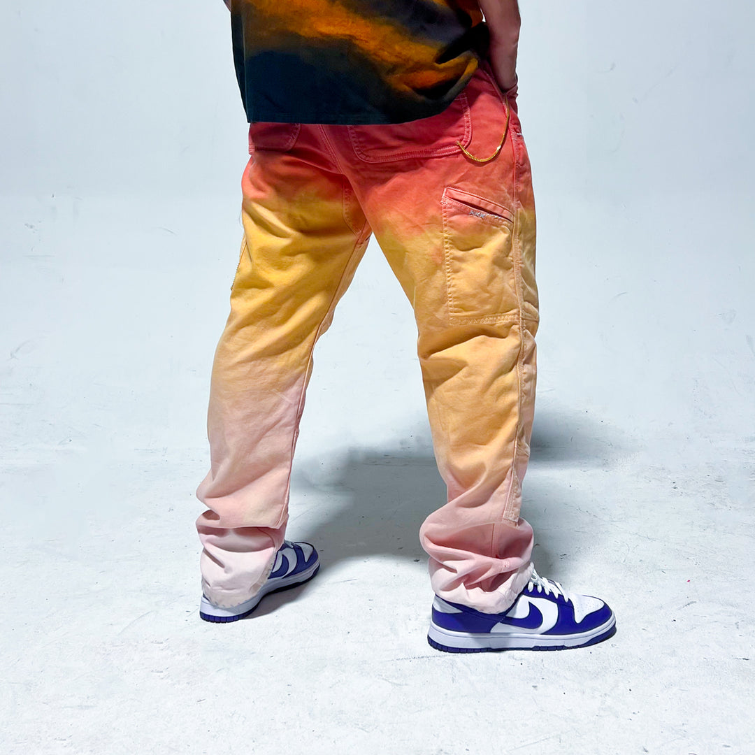 韓国発!【JUSTYOUNG】SI Track Dirty Painting Pants/2color SI Track Dirty Painting Pants (2color) - 저스트영